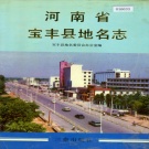 河南省平顶山市 《河南省宝丰县地名志》1995版.pdf下载